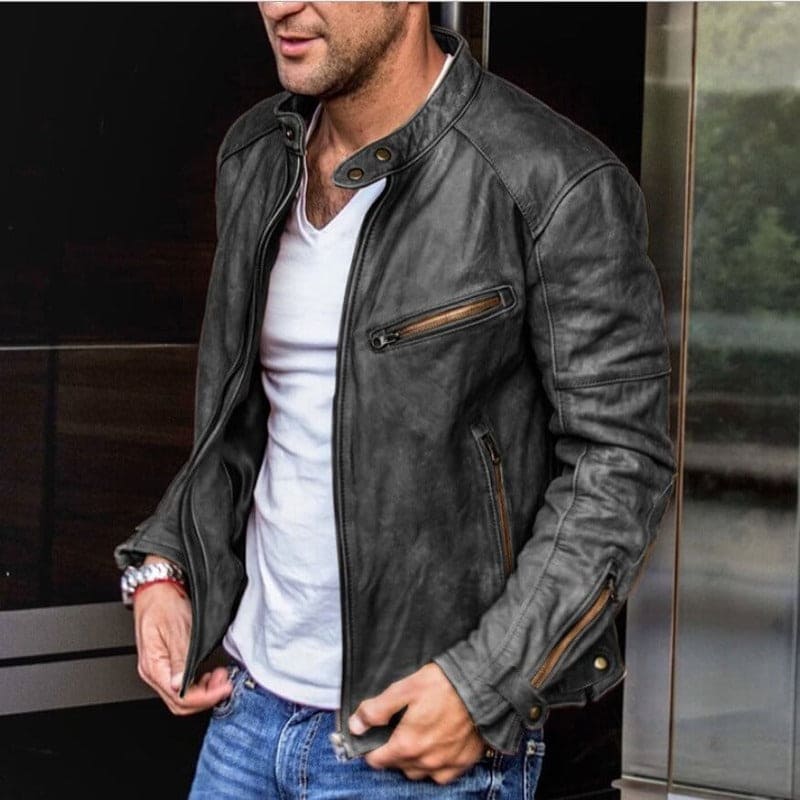 Stylish Leather Jacket for Men - Max