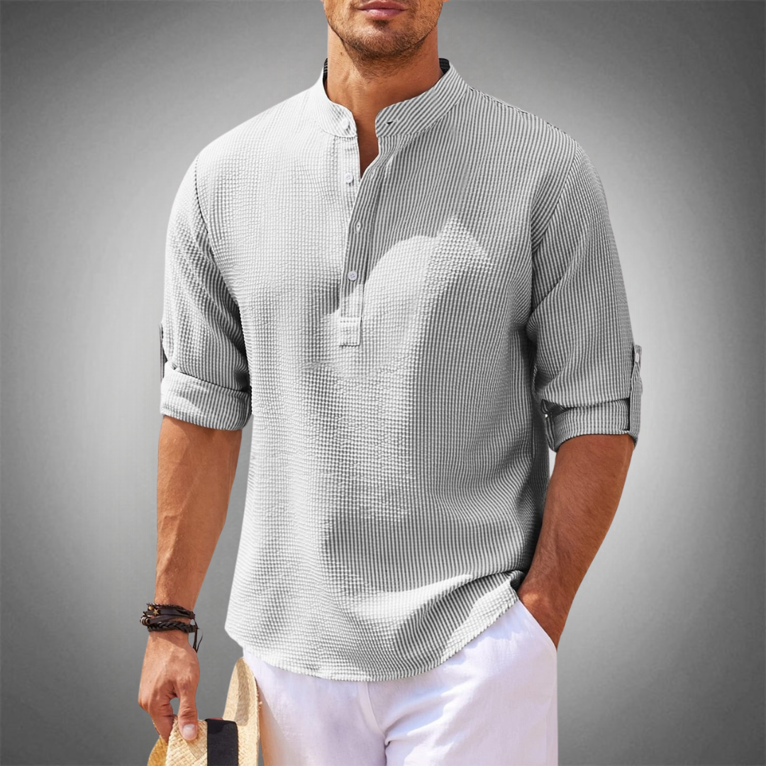 Stylish Linen Men's Shirt - Maurice