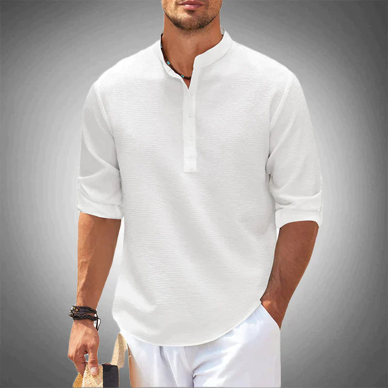 Stylish Linen Men's Shirt - Maurice