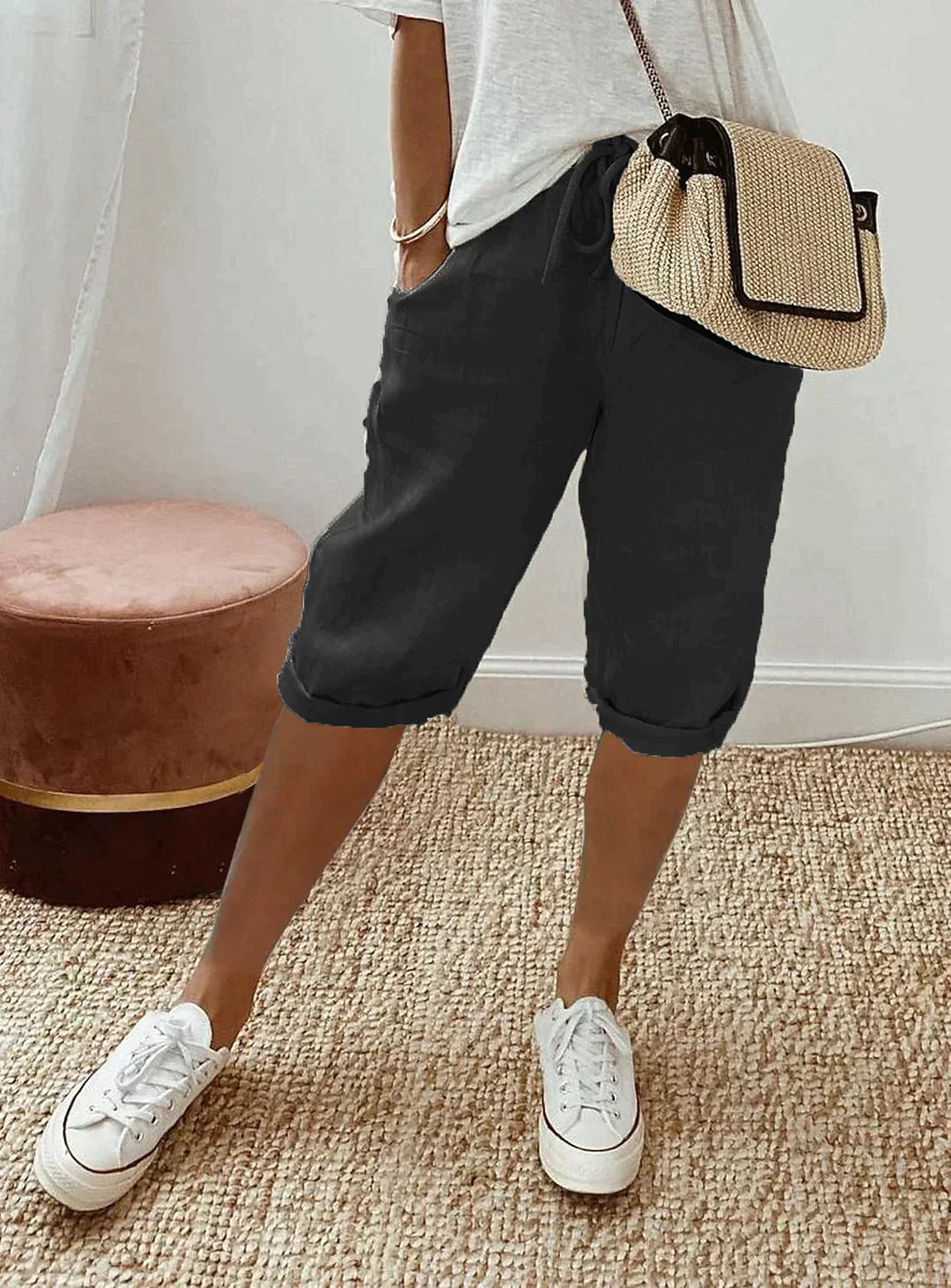 Stylish Linen Summer Trousers for Women - Mandy