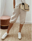 Stylish Linen Summer Trousers for Women - Mandy
