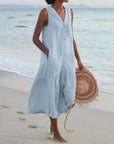 Summer Dress for Women – Sleeveless Casual Holiday Dress