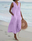 Summer Dress for Women – Sleeveless Casual Holiday Dress