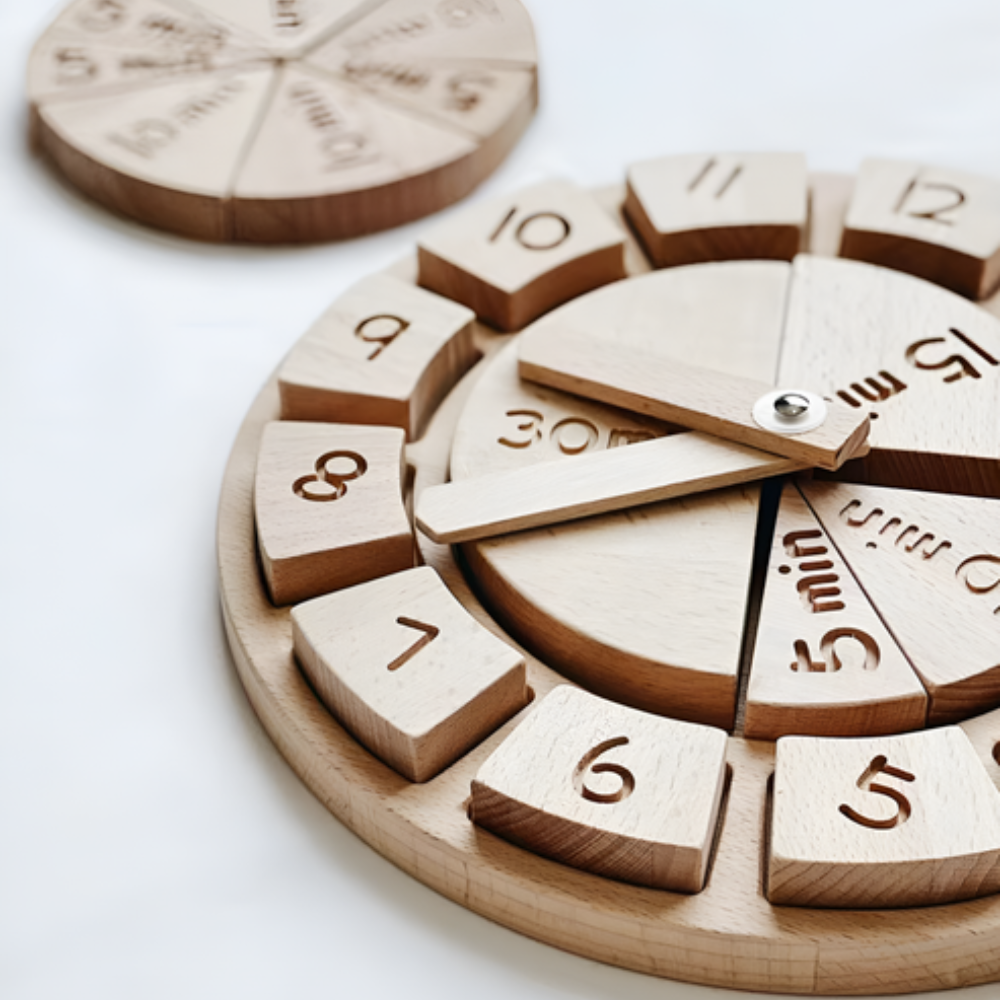 Time Learning Clock - Make a Story about Time and Fractions Fun