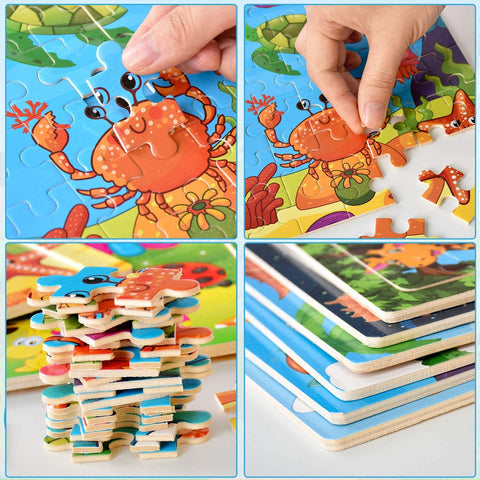 Toddler Jigsaw Puzzles 6 PACK | Bestseller
