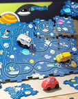 Toy Car Set - Educational Puzzle Mat for Children