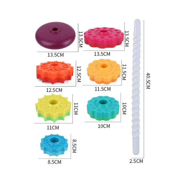 ToySpin - Pivoting Stacking Tower for Toddlers Educational Toys