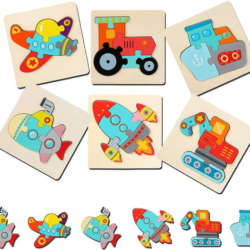 Transport Puzzles - Promotes Recognition and Skills