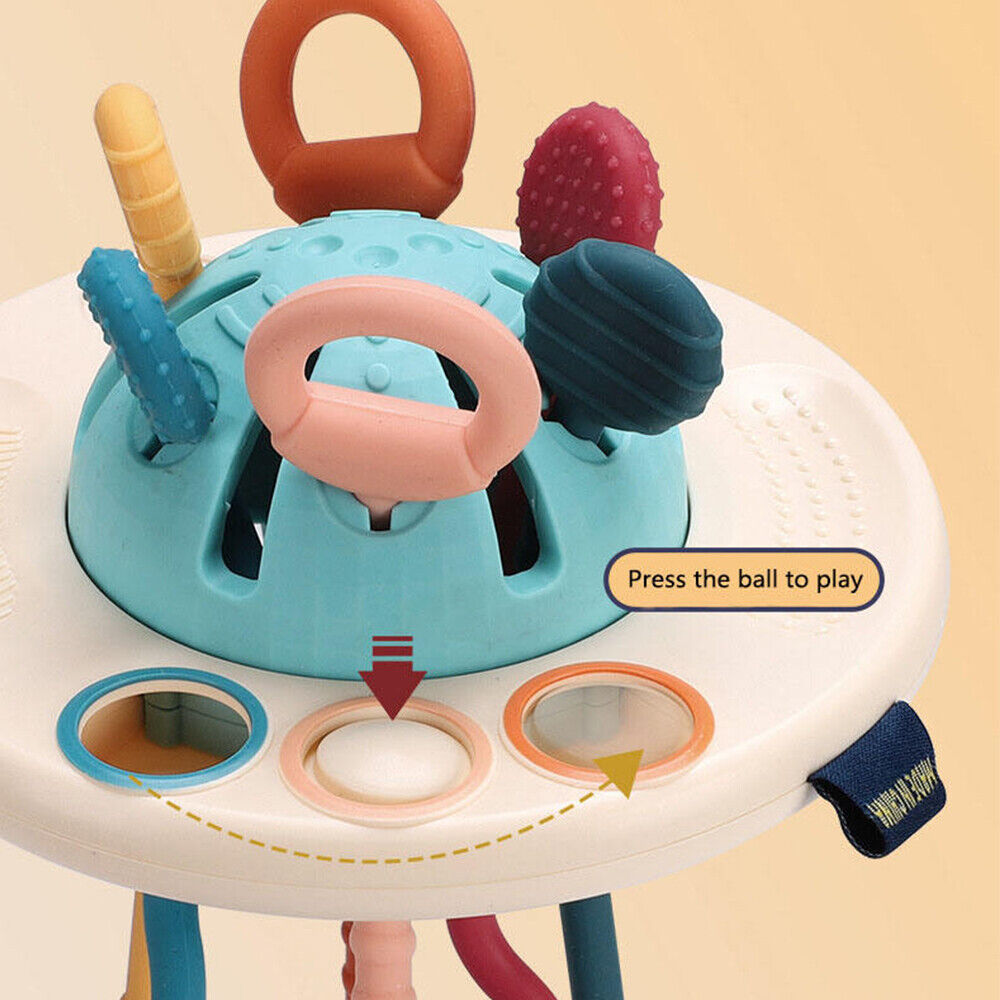 UFO Pull-along Toy - Motor and Sensory Development