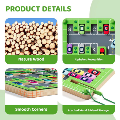 Vehicles Maze Board - Fun and Problem Solving Learning