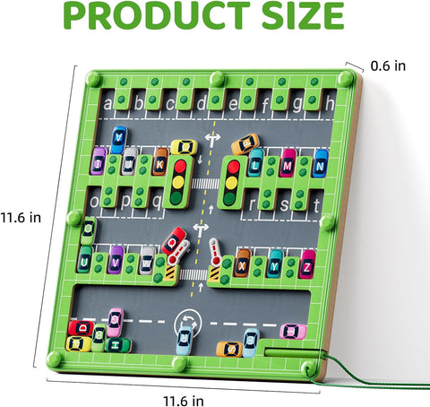 Vehicles Maze Board - Fun and Problem Solving Learning