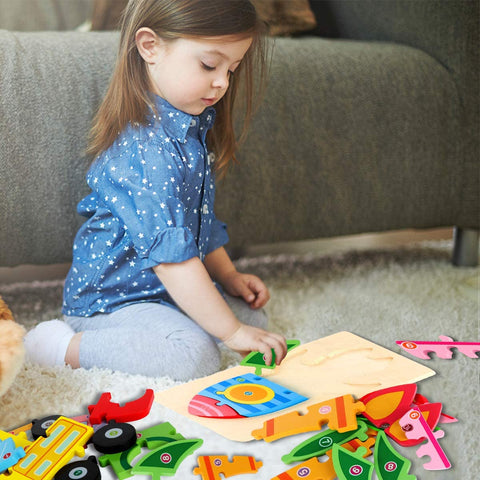 Vehicles Puzzles - Strengthen Recognition and Skills