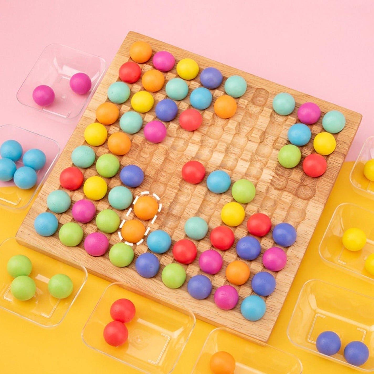 WOODPLAY - Wooden Perlenspiel Board Game