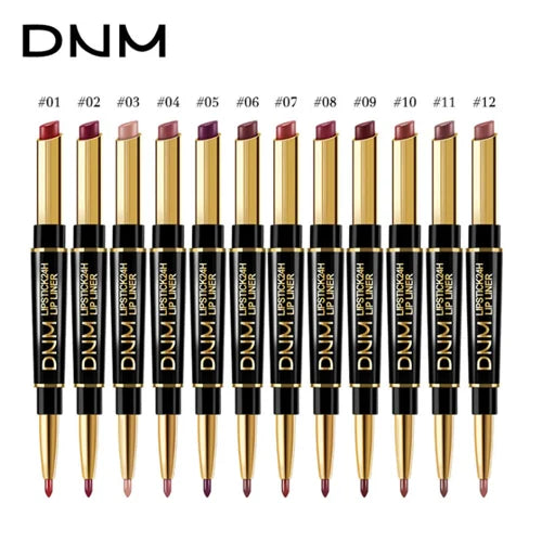 Waterproof 2-in-1 Lipstick Lip Liner