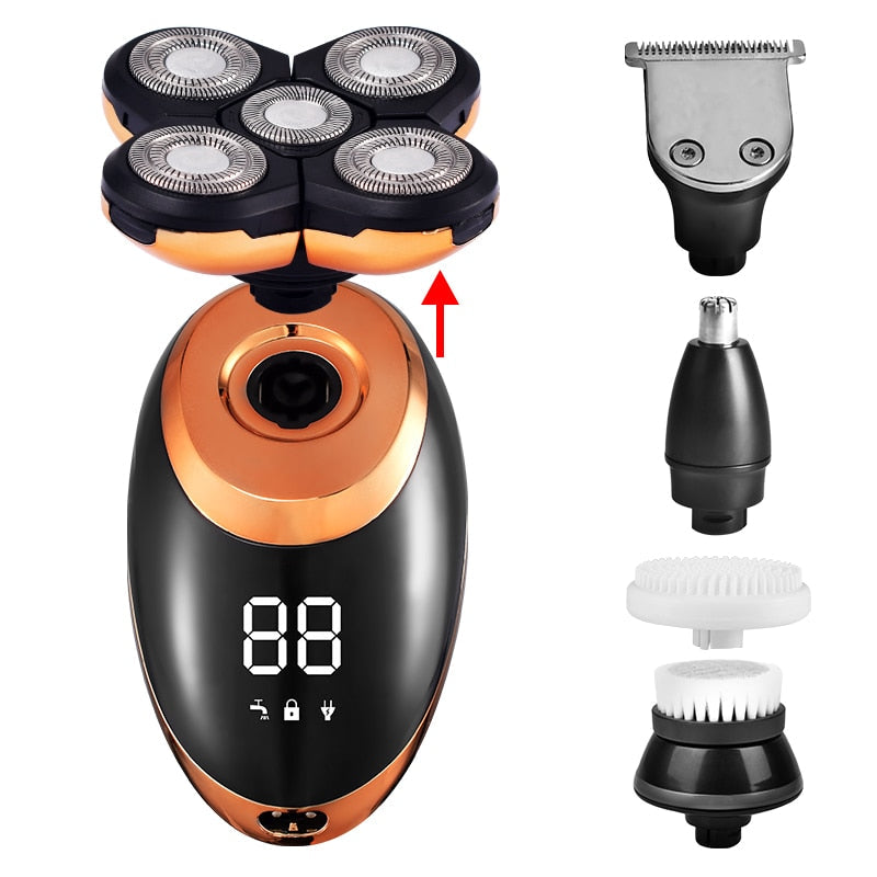 Waterproof Cordless Multifunctional Trimmer Shaver for Men