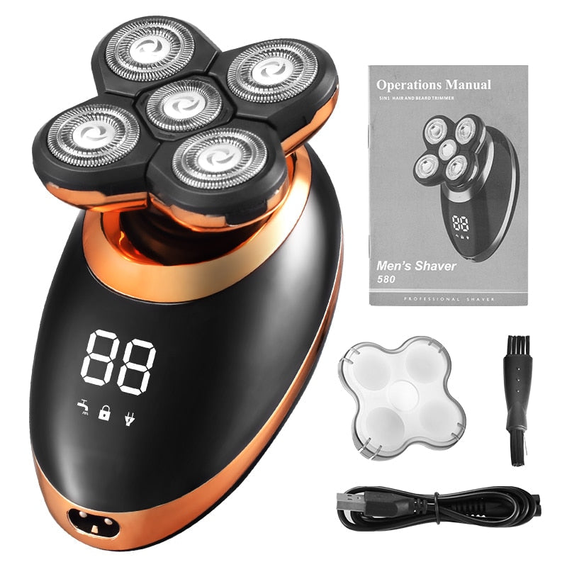 Waterproof Cordless Multifunctional Trimmer Shaver for Men