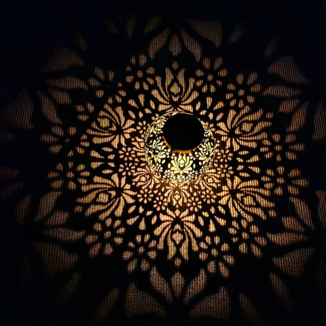 Waterproof LED Solar Garden Pendant Light - RadiantGlow