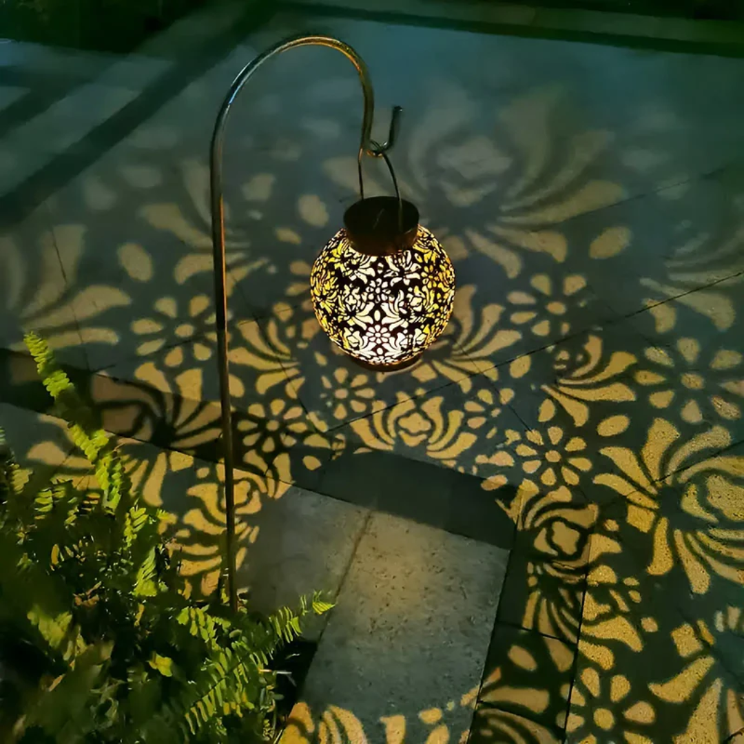 Waterproof LED Solar Garden Pendant Light - RadiantGlow