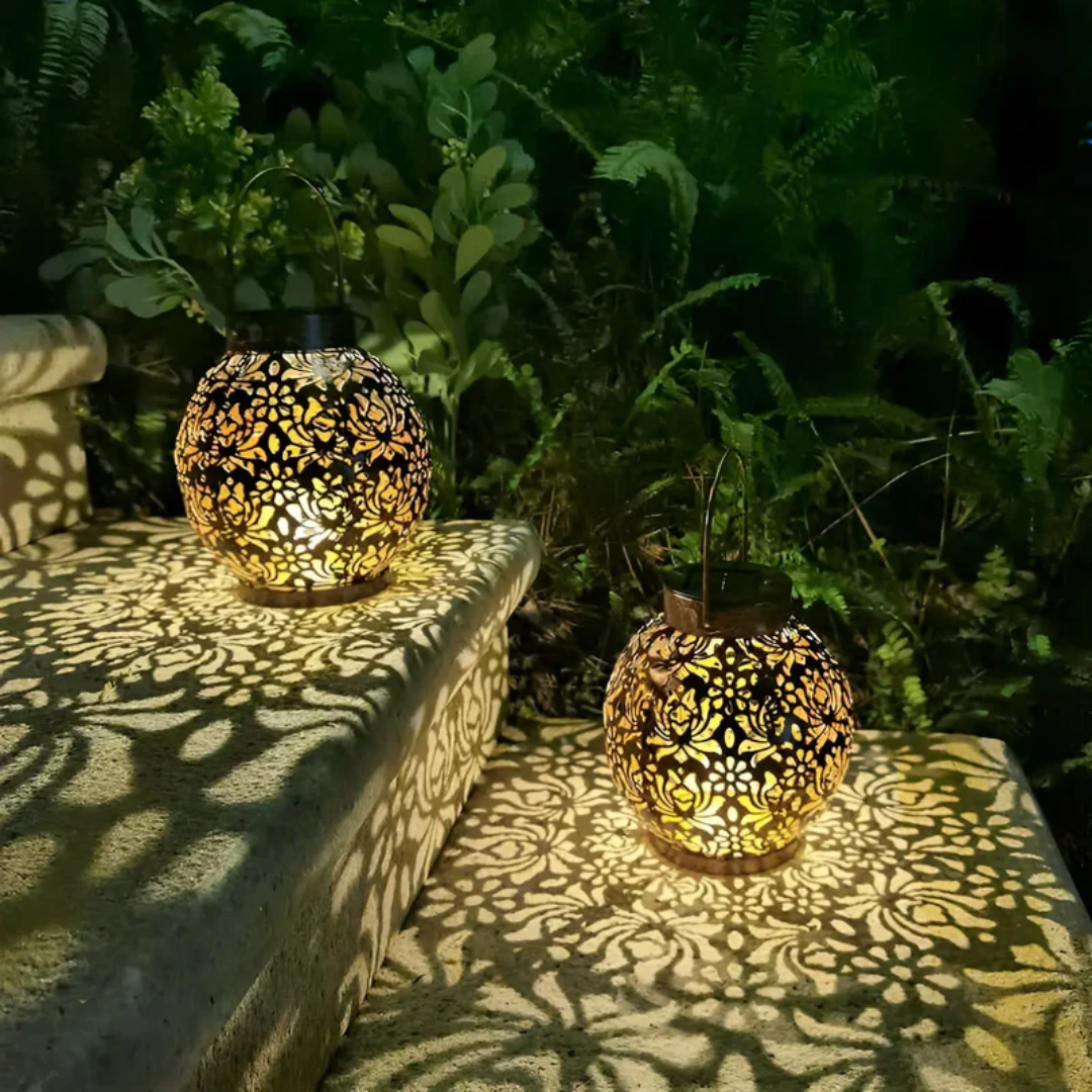 Waterproof LED Solar Garden Pendant Light - RadiantGlow