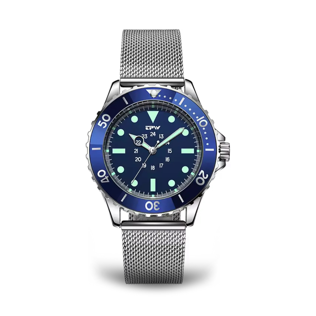 Waterproof Tactical Field Watch in Diver Style