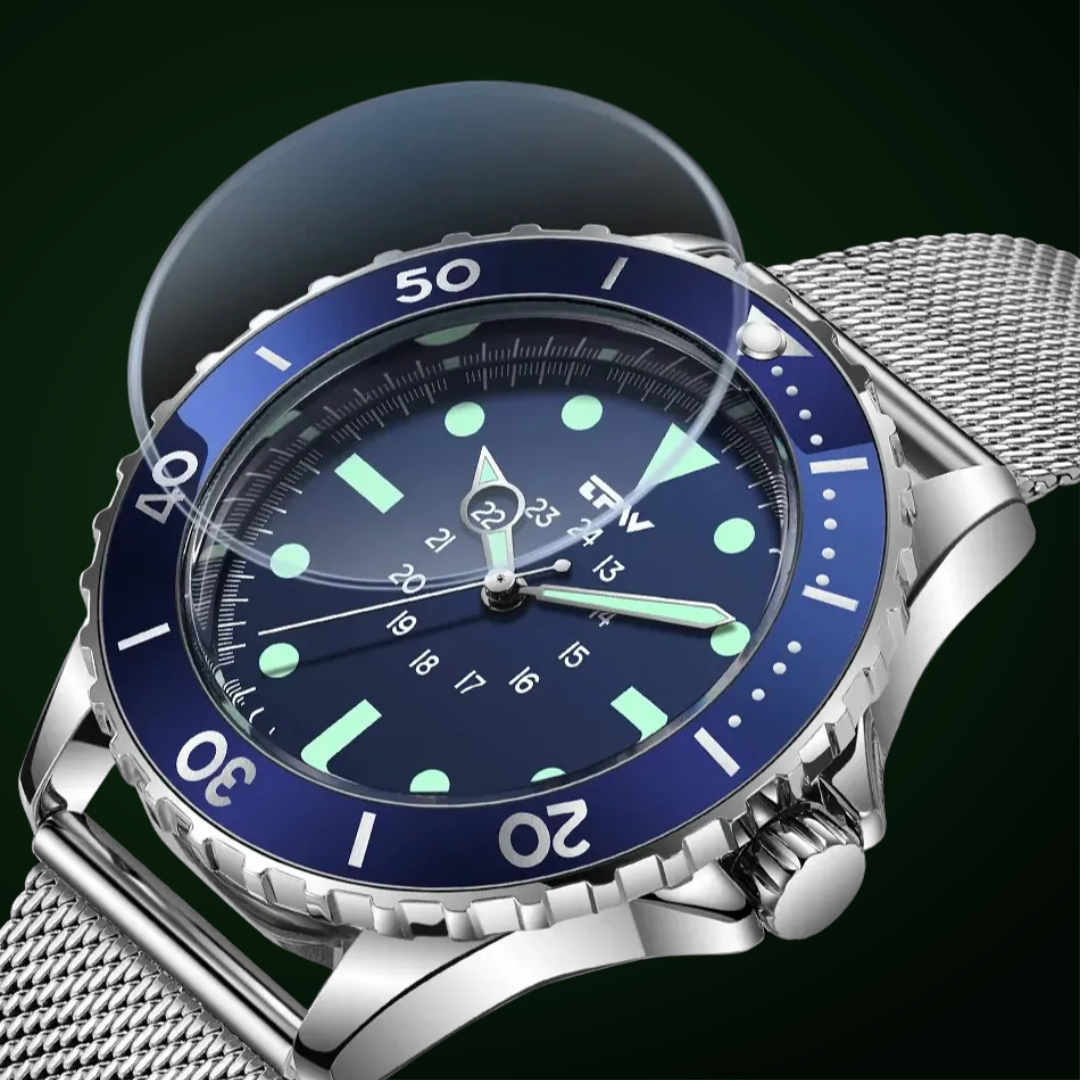 Waterproof Tactical Field Watch in Diver Style
