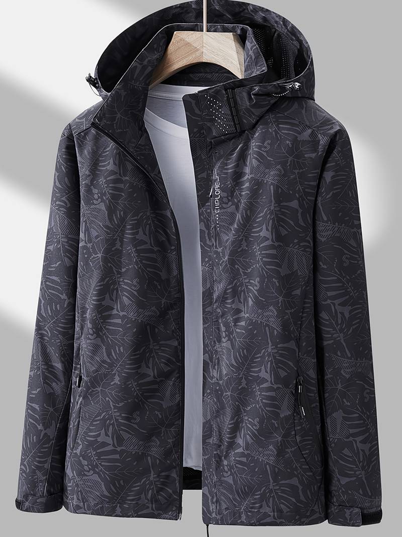 Waterproof and windproof jacket with hood for women - Olda