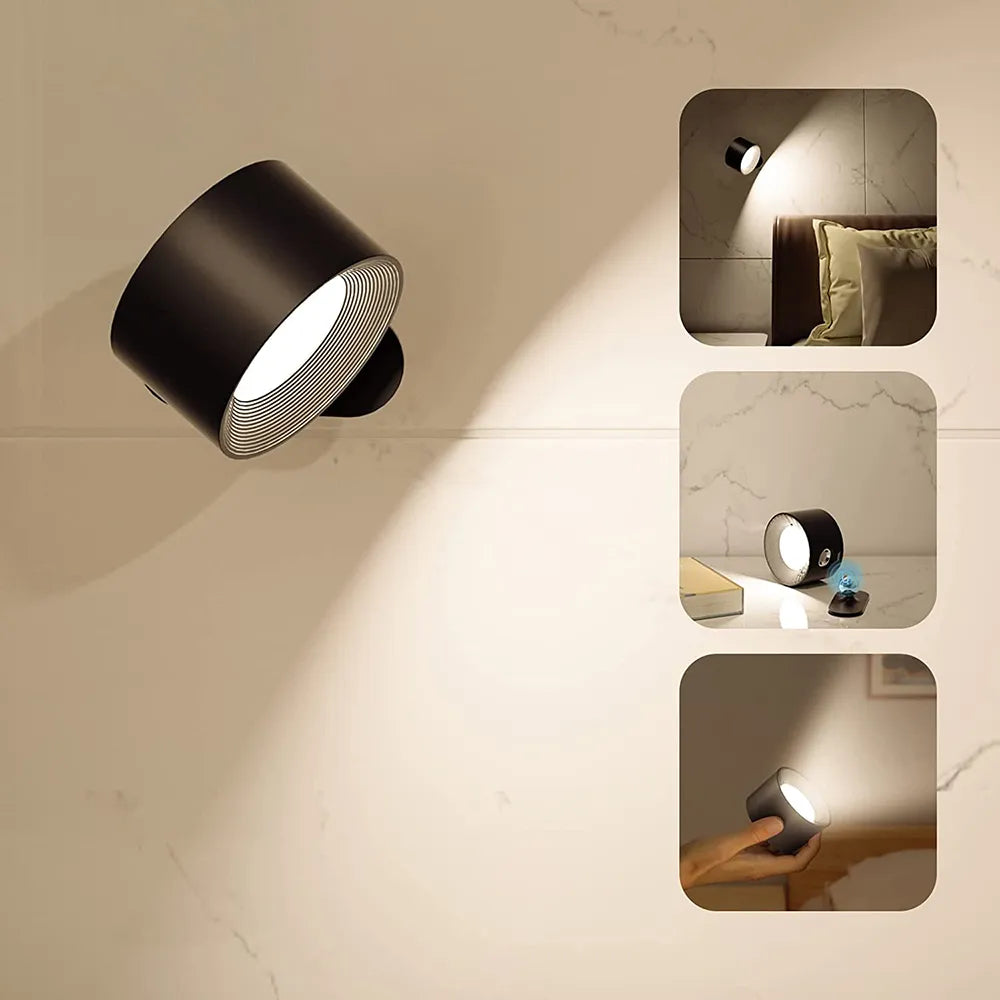 Wireless Rechargeable Wall Lamp - LumoFlex