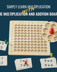 Wooden Arithmetic Board - Multiplication and Addition