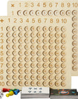 Wooden Arithmetic Board - Multiplication and Addition