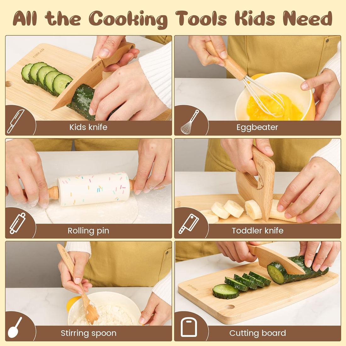 Wooden Baking Set for Children | Culinary Adventures Await