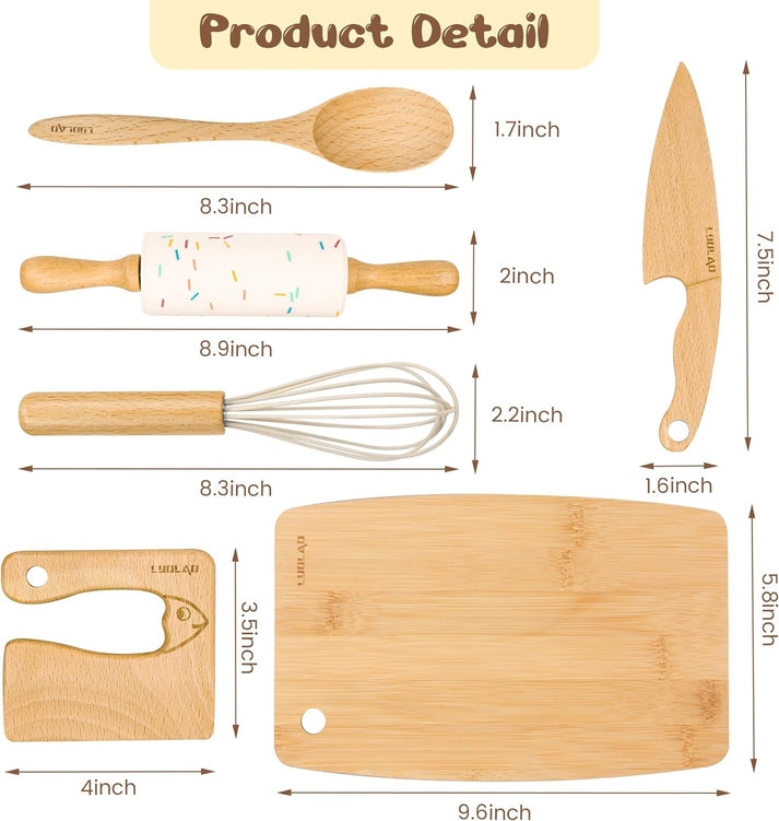 Wooden Baking Set for Children | Culinary Adventures Await