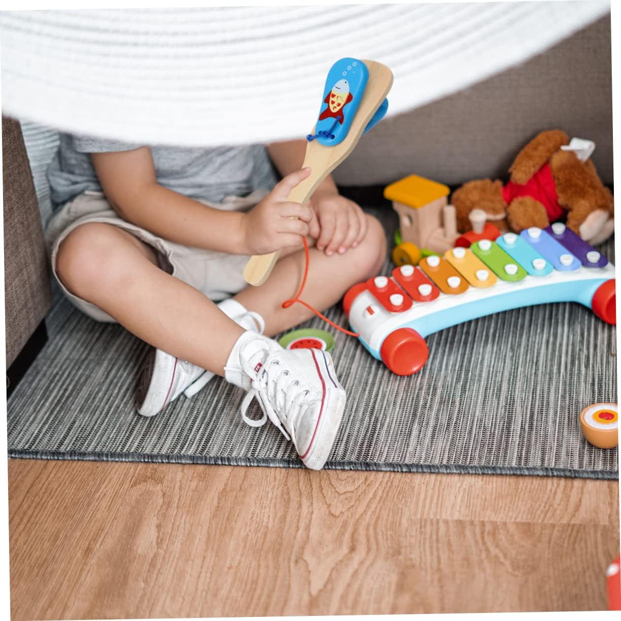 Wooden Castanets - Stimulates the Senses and Skills