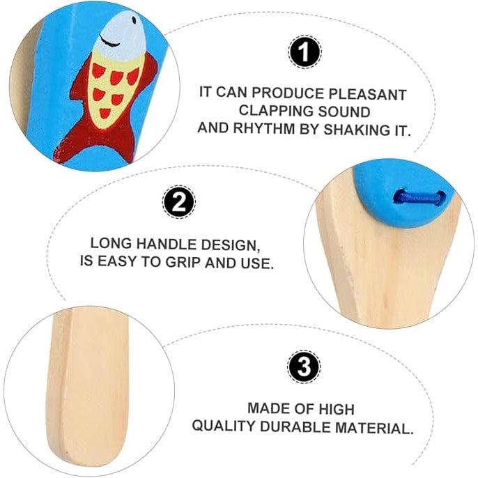 Wooden Castanets - Stimulates the Senses and Skills