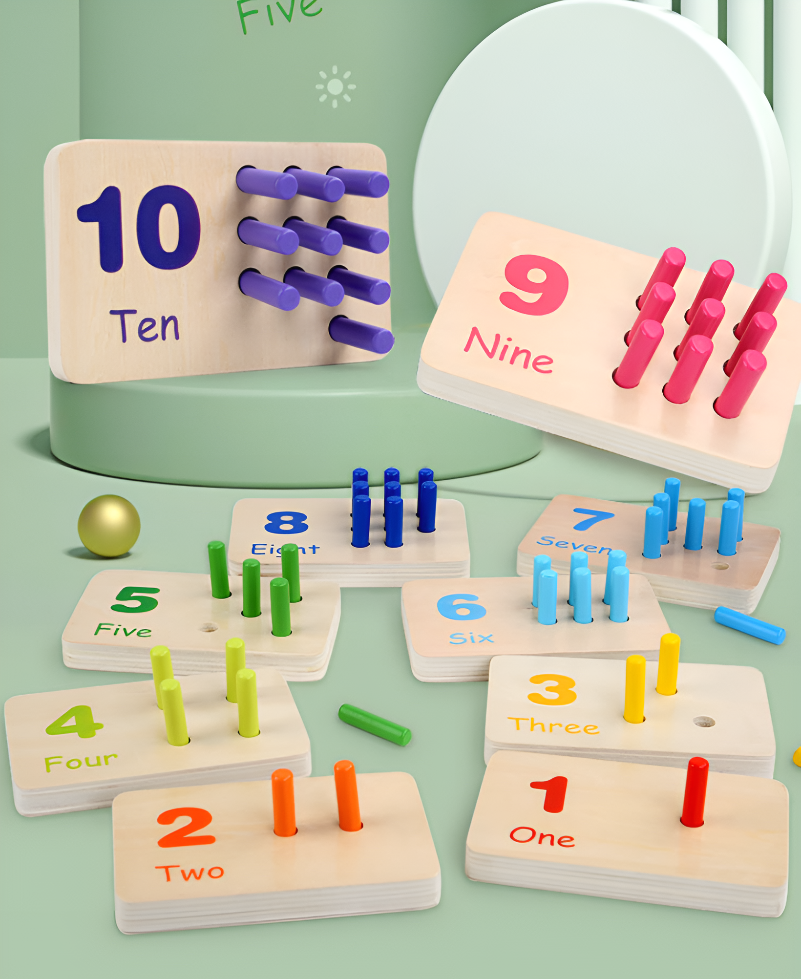 Wooden Counting Boards Set - An Enjoyable and Practical Learning Experience