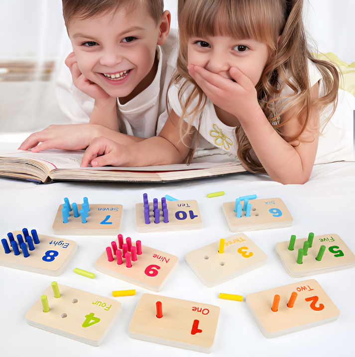Wooden Counting Boards Set - An Enjoyable and Practical Learning Experience