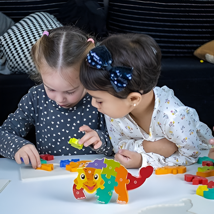 Wooden Dino Puzzle - Choose your dino adventure