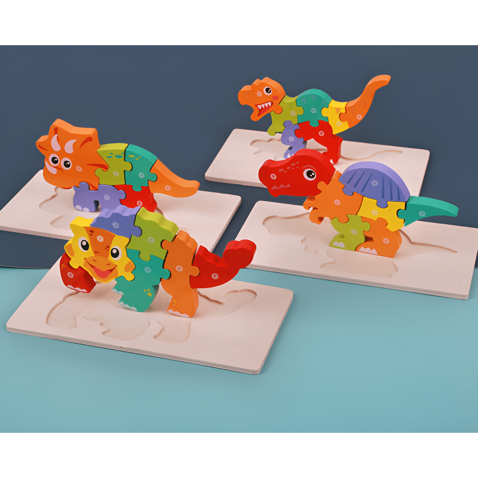 Wooden Dino Puzzle - Choose your dino adventure