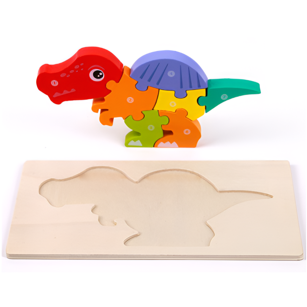 Wooden Dino Puzzle - Choose your dino adventure
