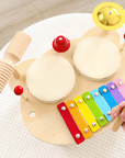 Wooden Drum Kit - Musical Play and Creativity