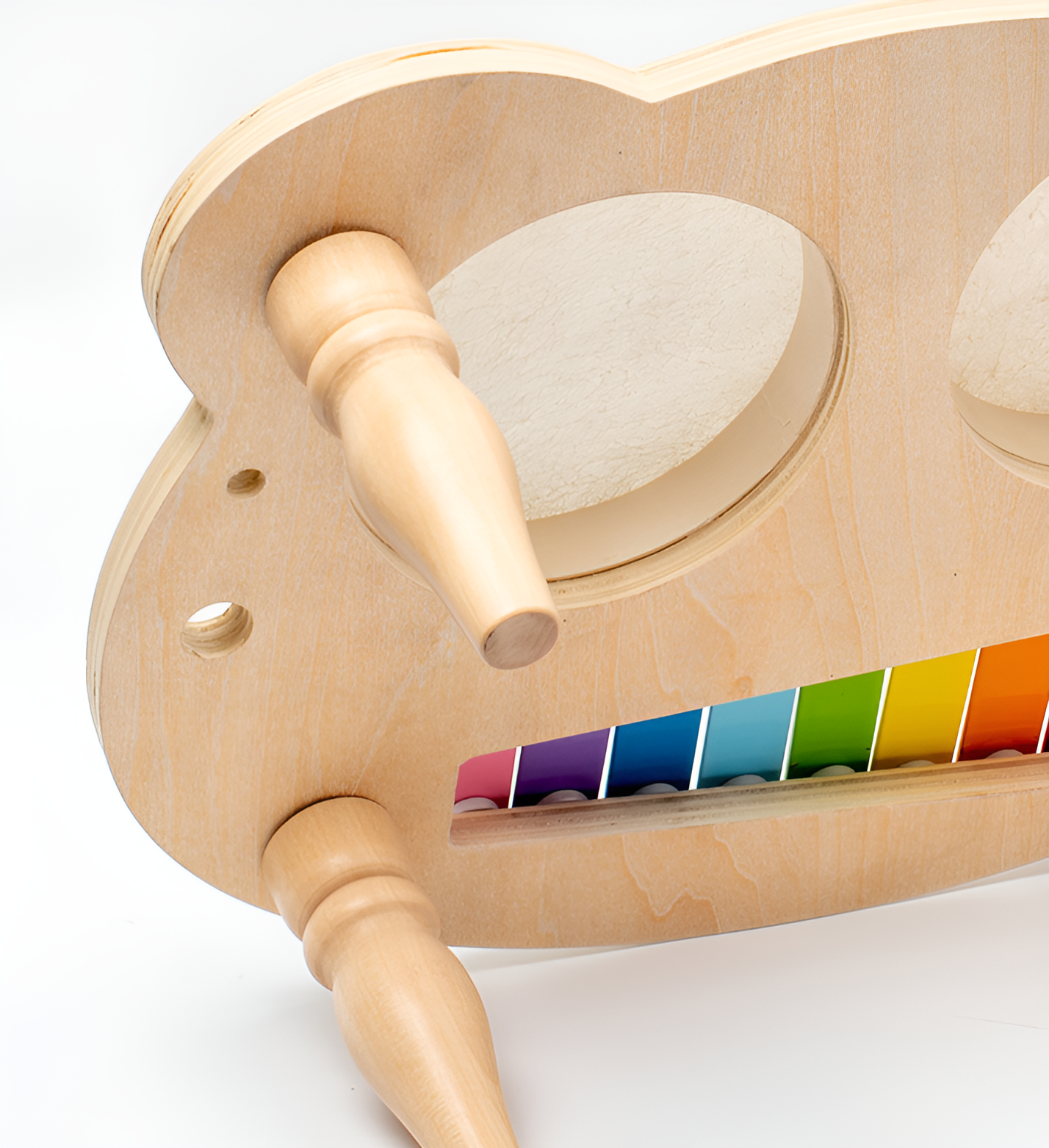 Wooden Drum Kit - Musical Play and Creativity