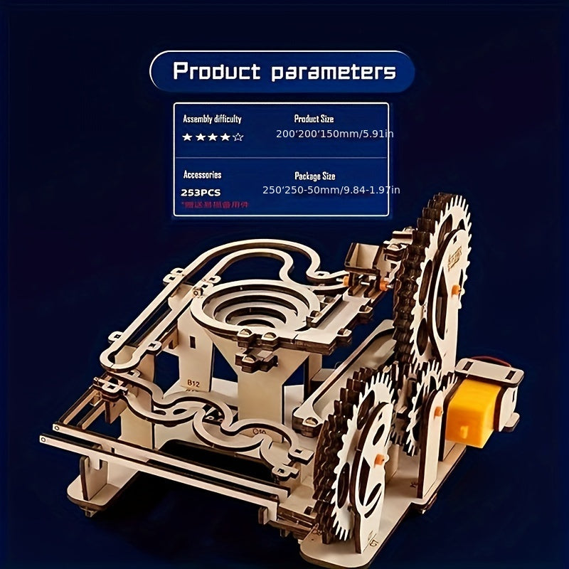 WoodenCraft - Wooden 3D Puzzle Course DIY Educational Toy