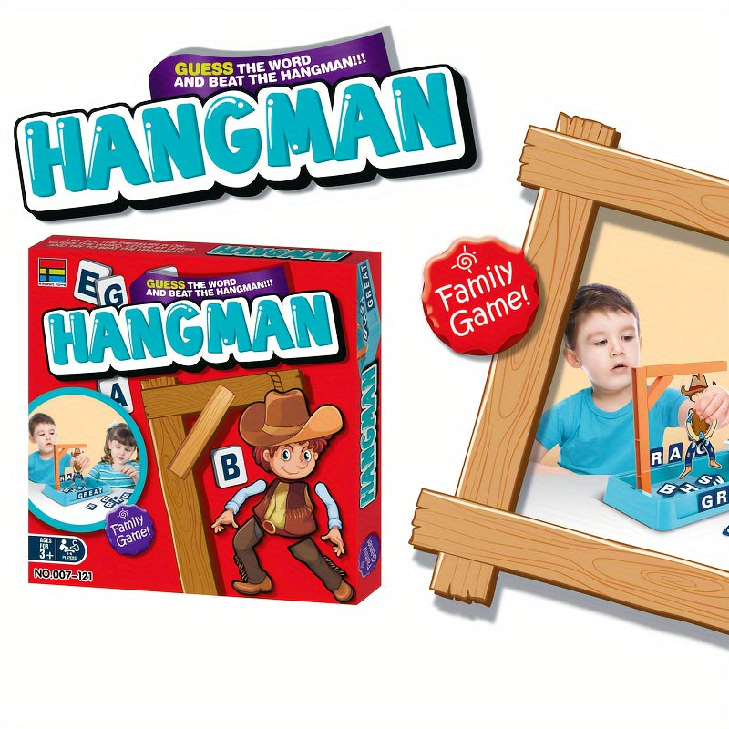 WordGuess - Cowboy-Themed Hangman Word Game for Children Aged 3-6