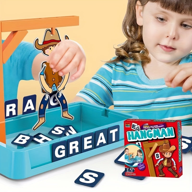WordGuess - Cowboy-Themed Hangman Word Game for Children Aged 3-6