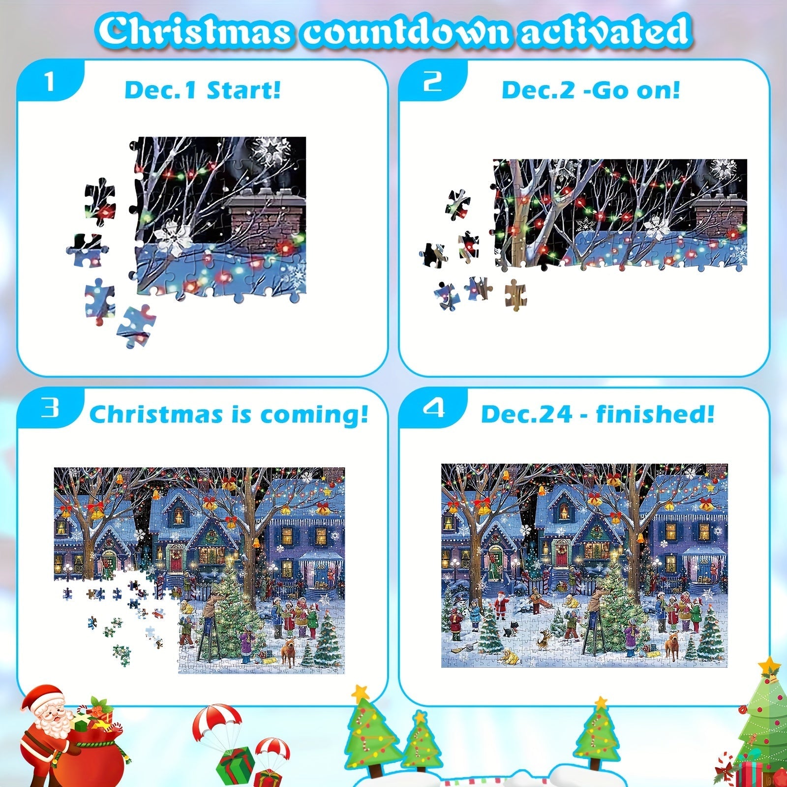 XmasCountdown - 1008-piece puzzle for adults