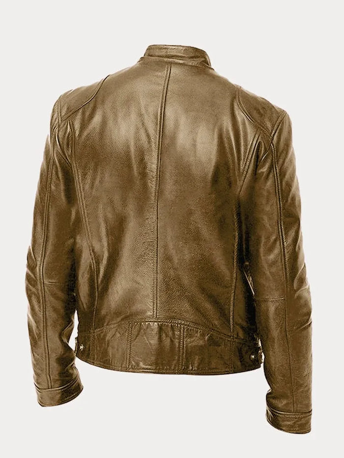 Zafeirios - Casual Leather Jacket