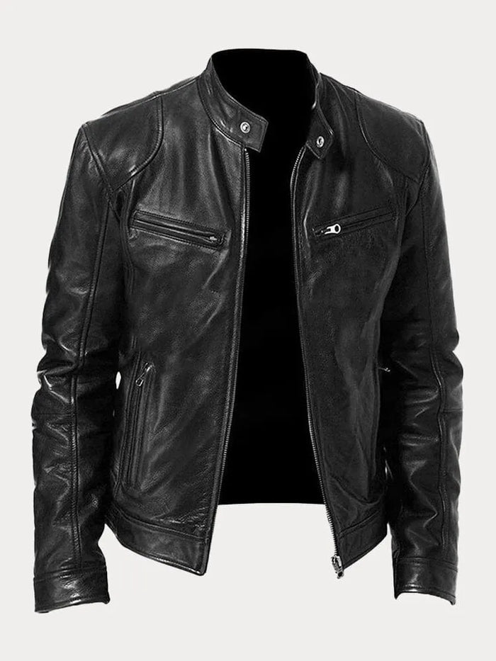 Zafeirios - Casual Leather Jacket