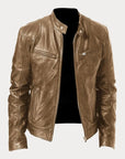 Zafeirios - Casual Leather Jacket