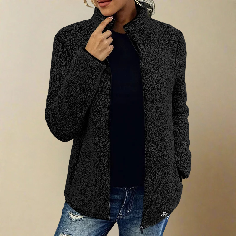Zena – Fleece Jacket with Double Pockets