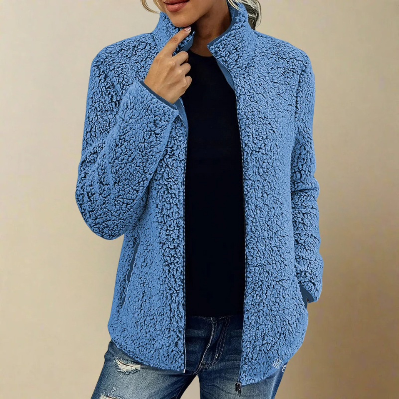 Zena – Fleece Jacket with Double Pockets