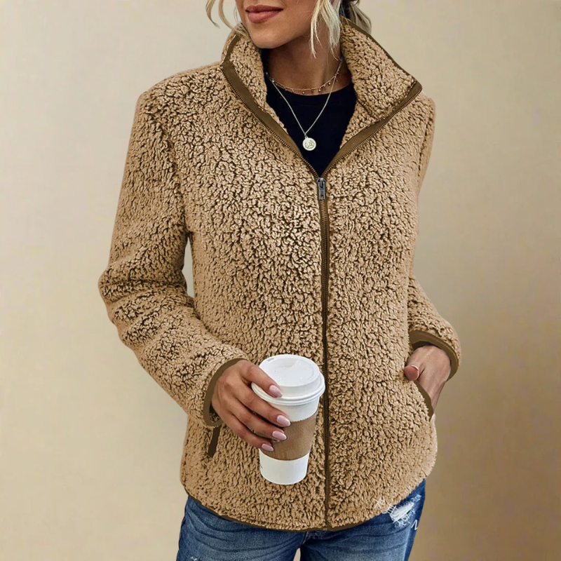 Zena – Fleece Jacket with Double Pockets